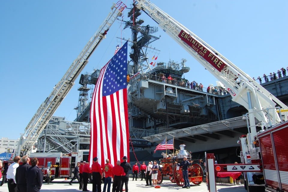 9-11 USS Midway Memorial Tribute